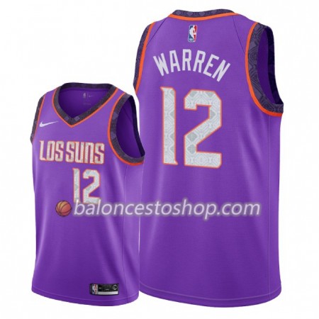 Camiseta Hombre NBA Phoenix Suns T.J. Warren 12 2018-19 Nike City Edition Violeta Swingman
